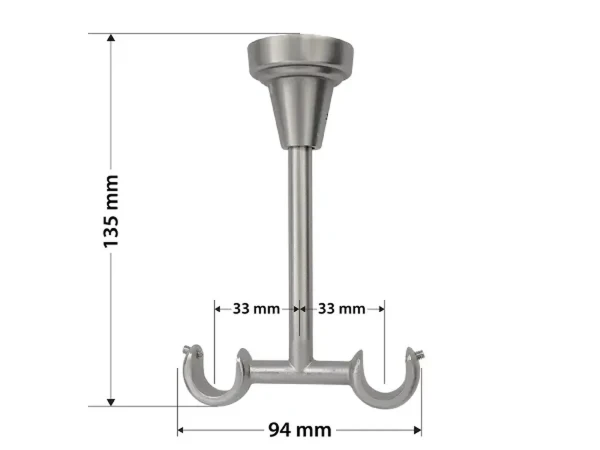 držiak 16x16 stropný