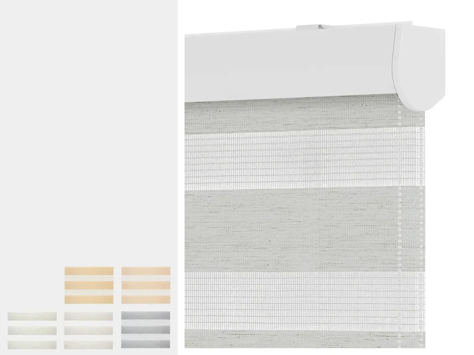 Roleta NOBLE - deň a noc - látka BALI