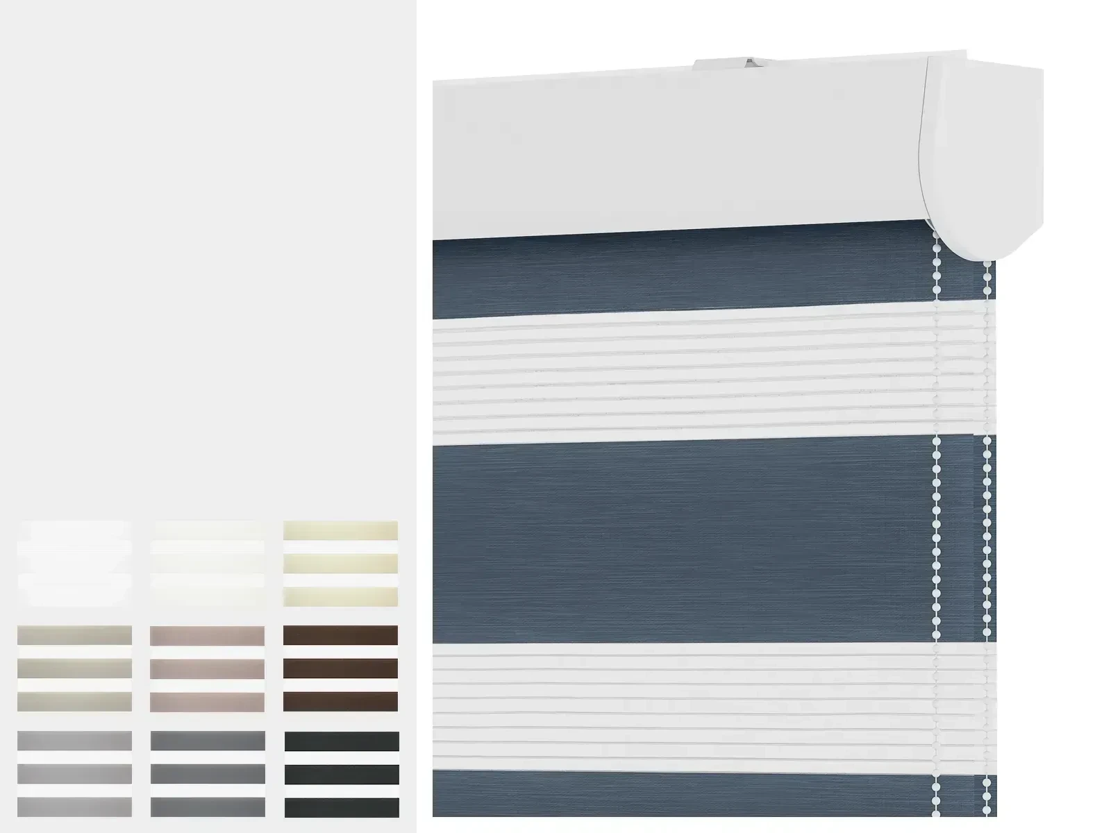 Roleta NOBLE - deň a noc - látka IBIZA