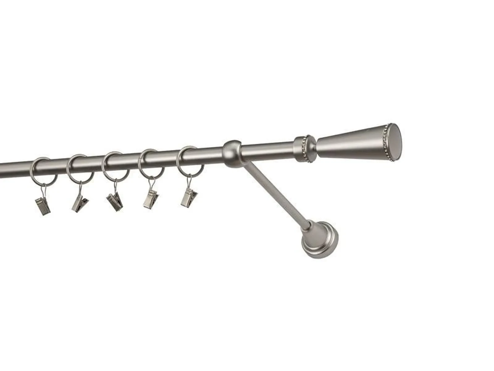 Garniža 16mm - 1rad - MILANO CRYSTAL - satin