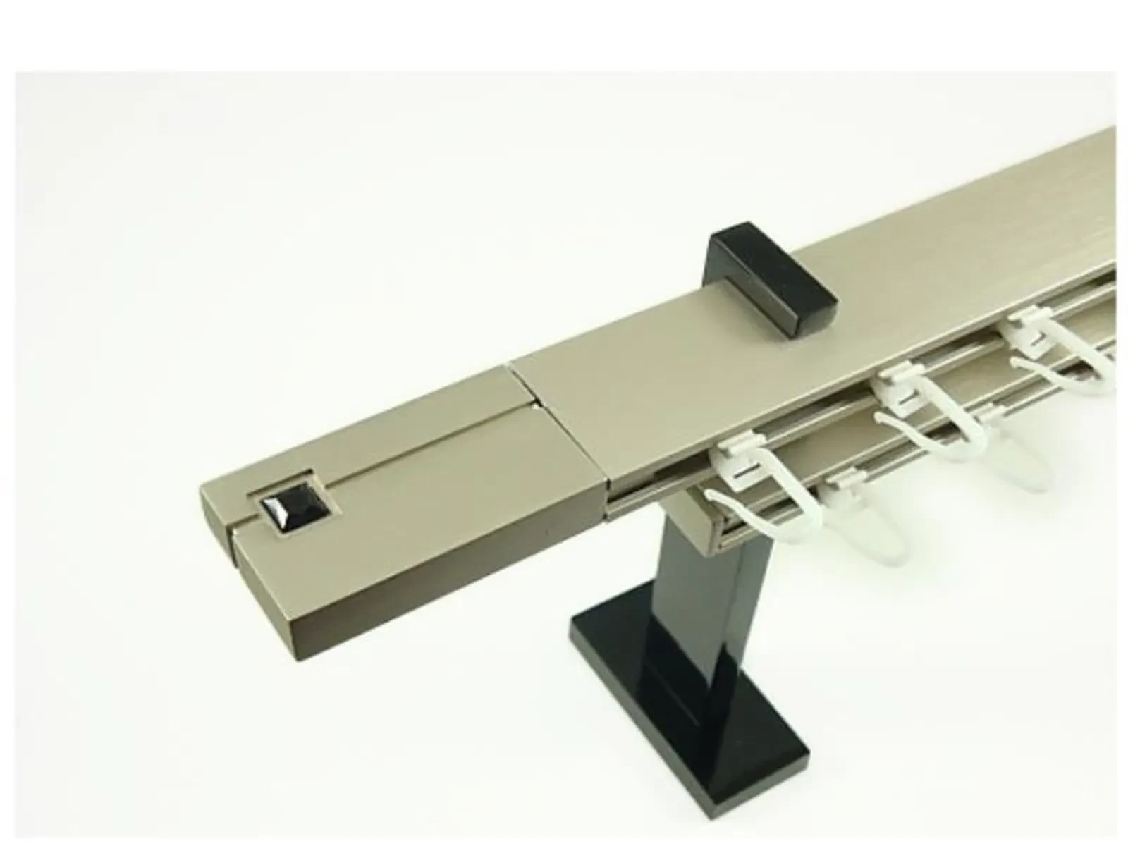 Garniža SQUARE LINE 2dr. - kon. KRYSTAL čierny