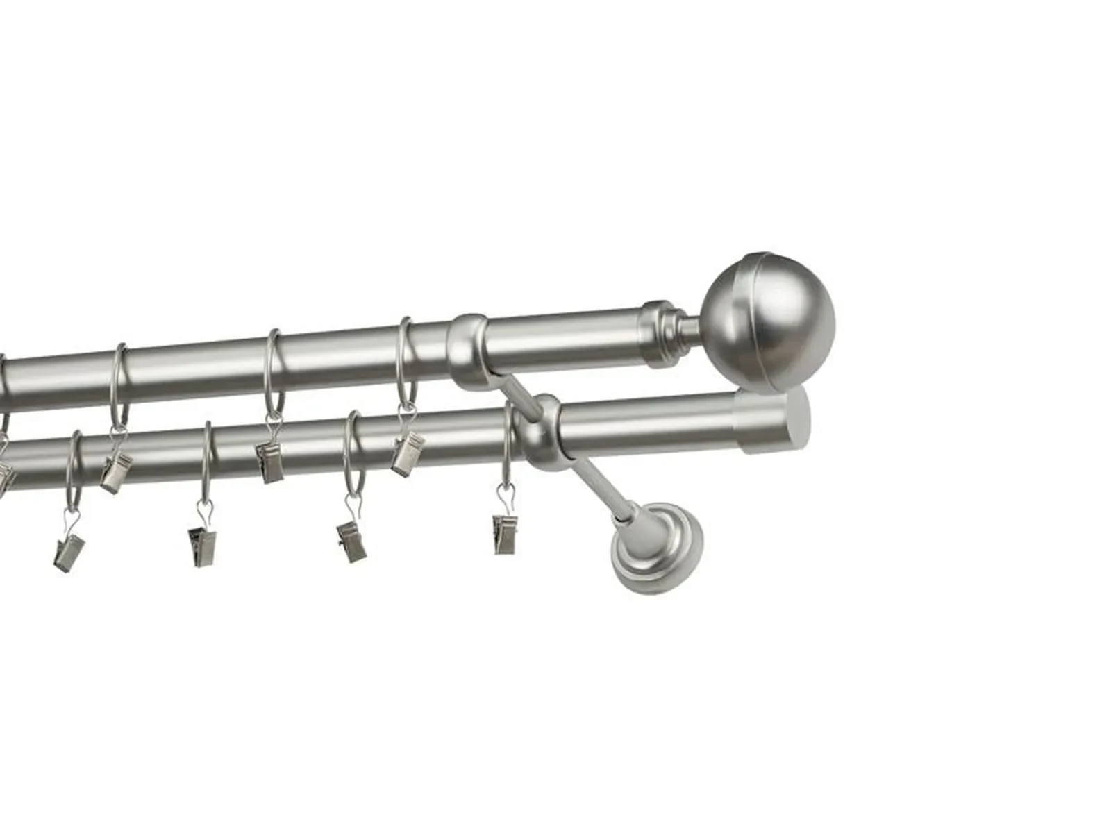 Garniža 25x25mm - 2rady - KALISTO - satin