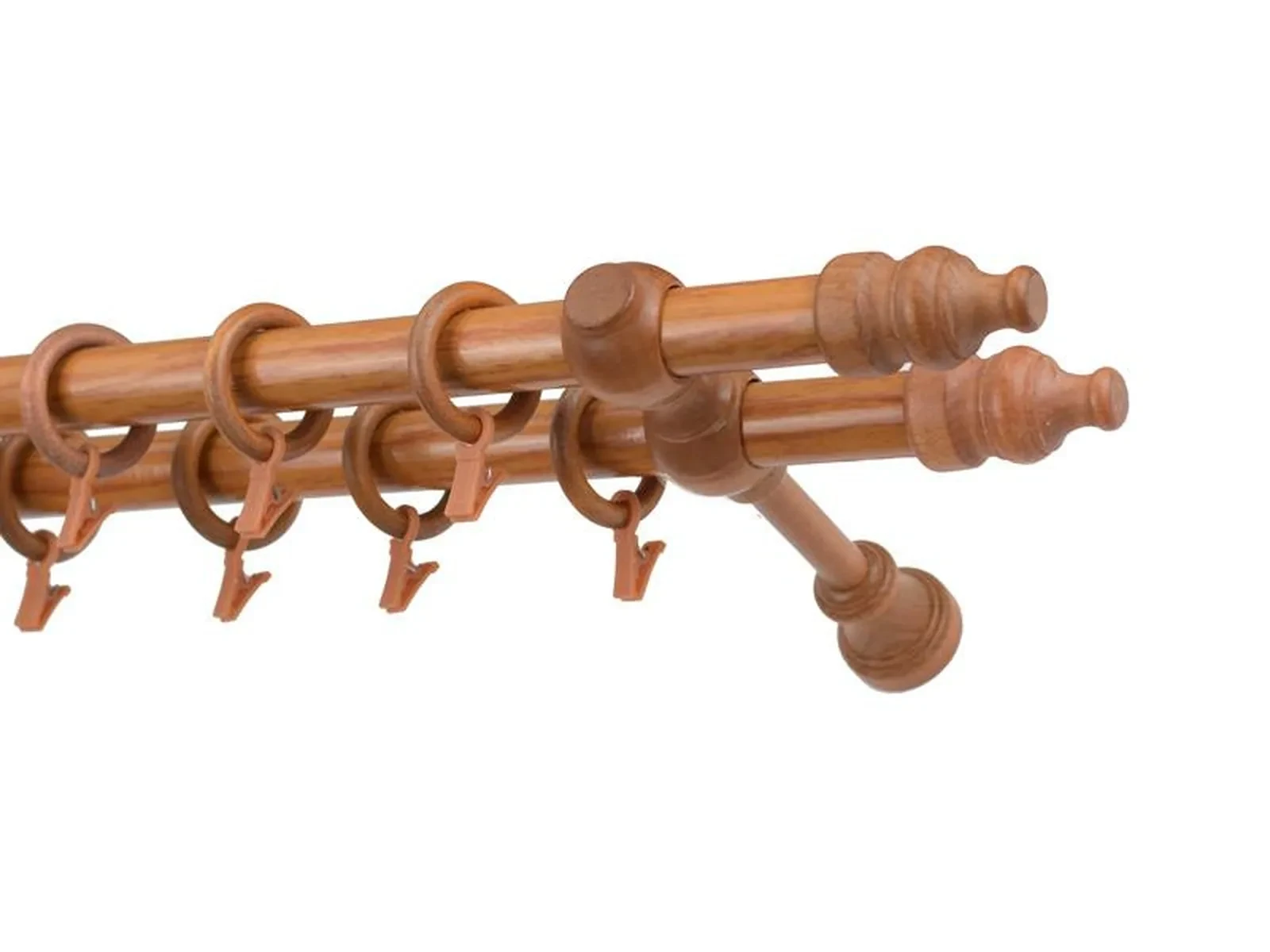 Garniža drevená 28x28mm dvojradová - JELŠA