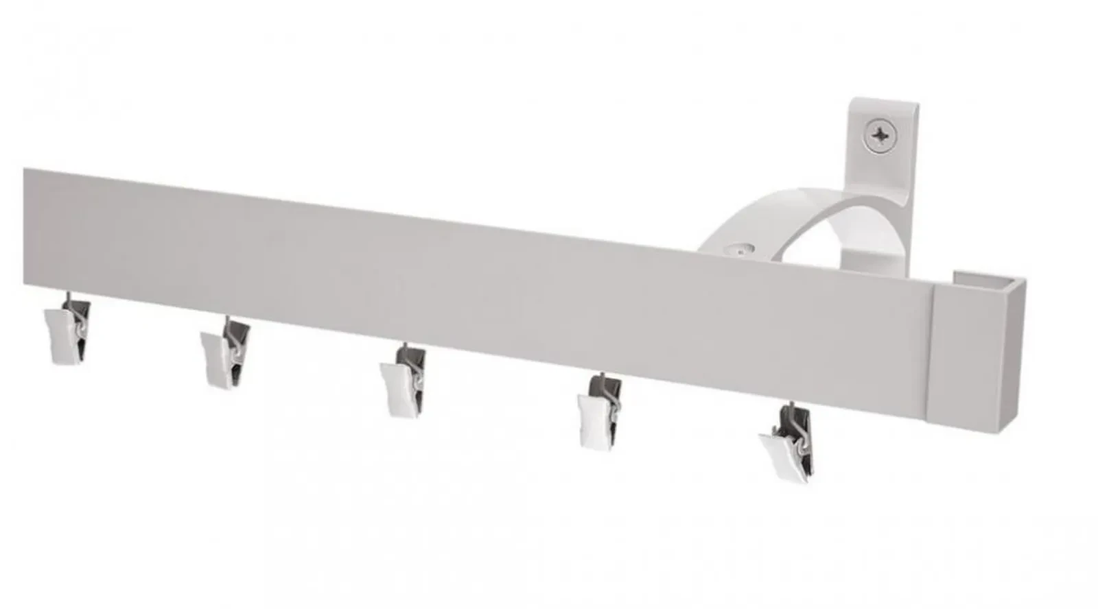 Garniža MODERN 1-drážková na stenu - odtieň INOX