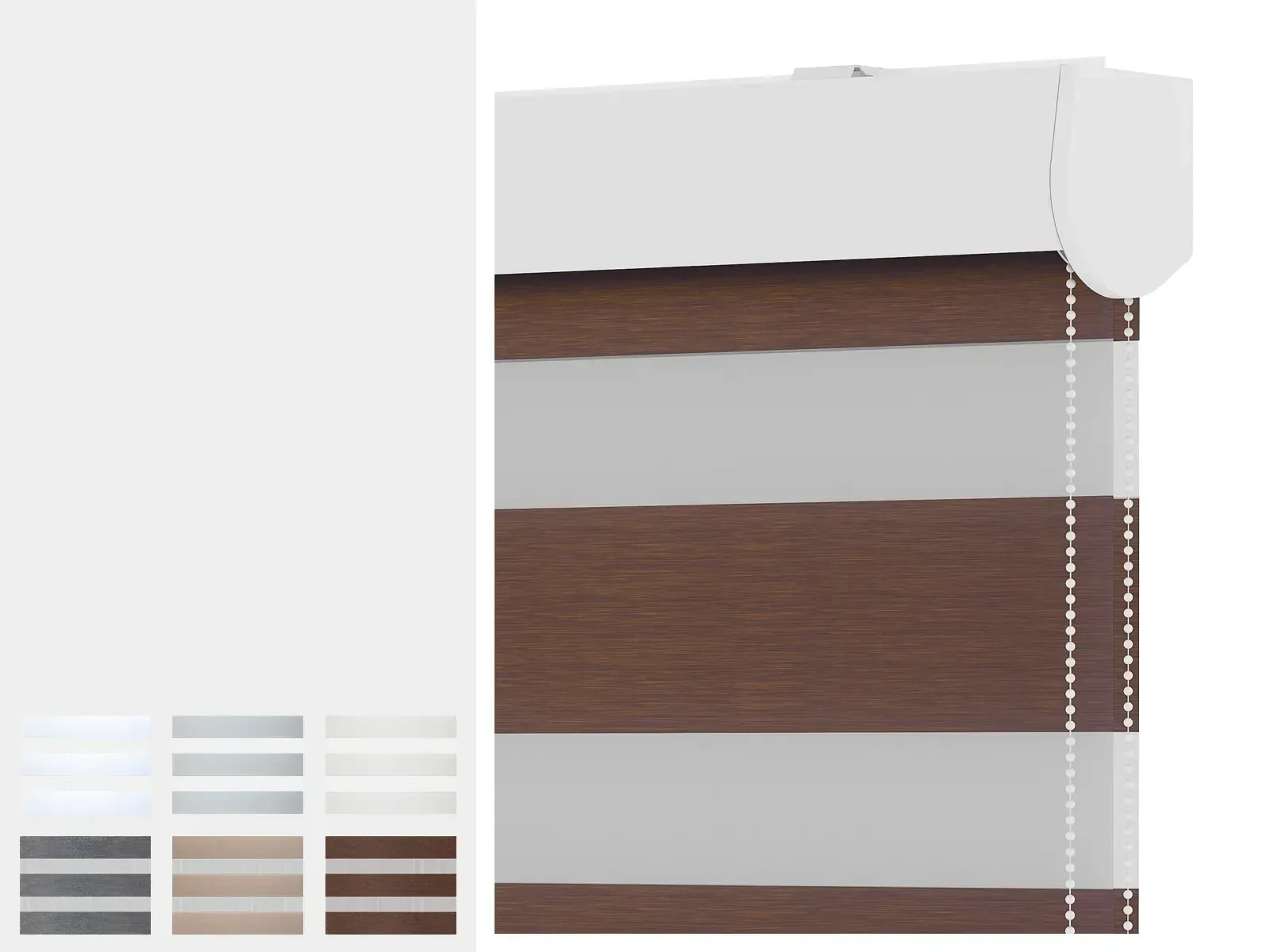 Roleta NOBLE - deň a noc - látka EXCLUSIVE