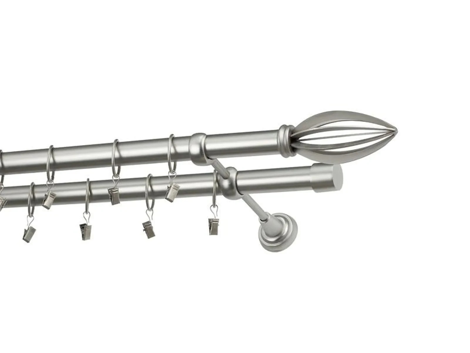 Garniža 25x25mm - 2rady - PANTEON - satin