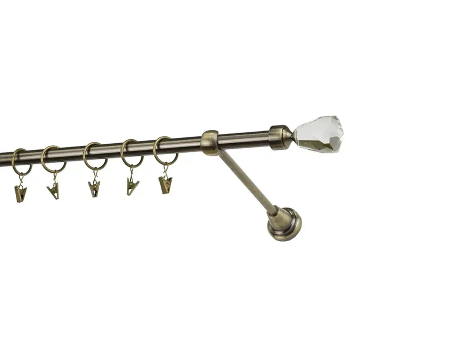 Garniža 16mm - 1rad - CRYSTAL CONE - antik