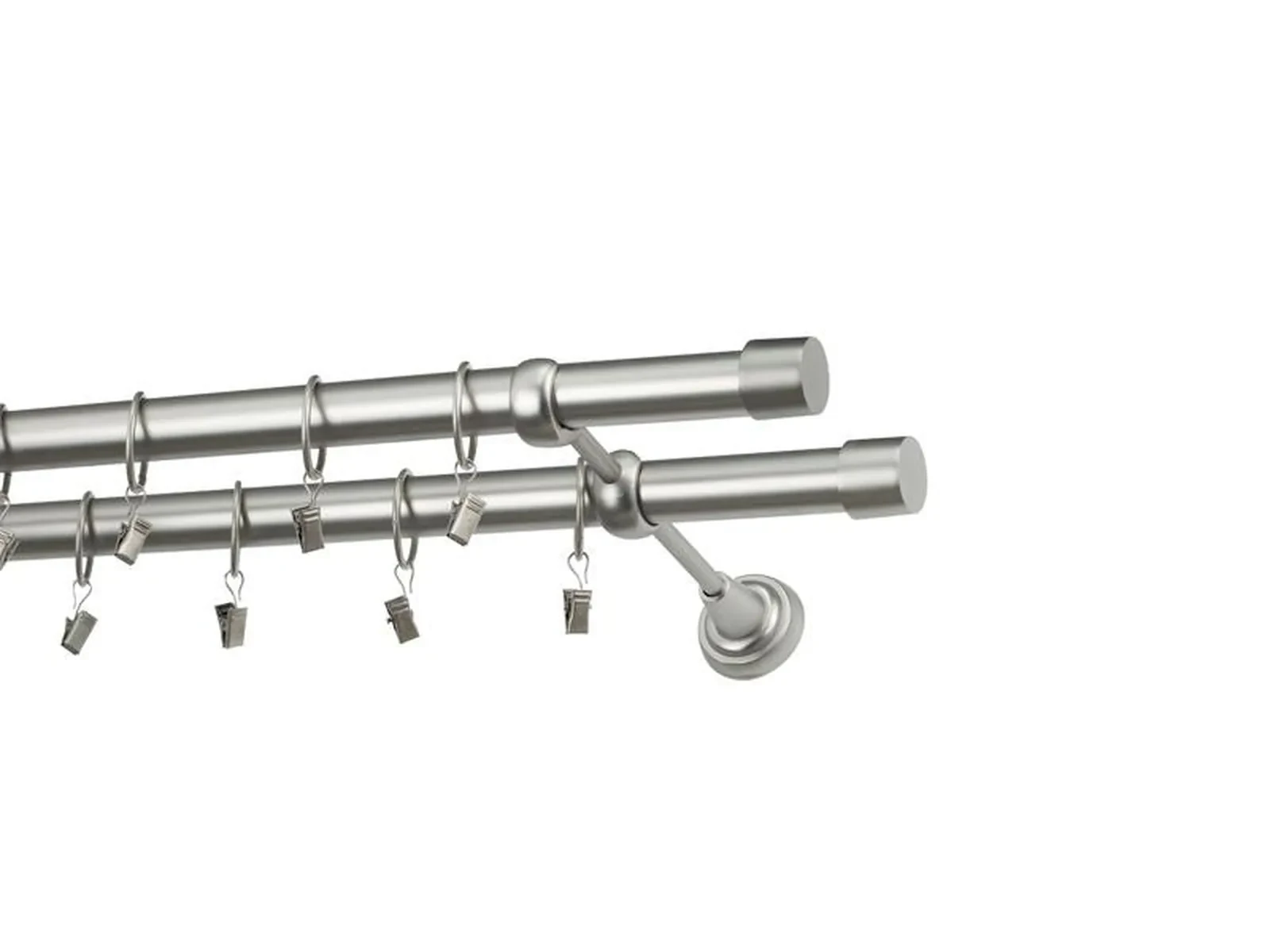 Garniža 25x25mm - 2rady - PULLO - satin