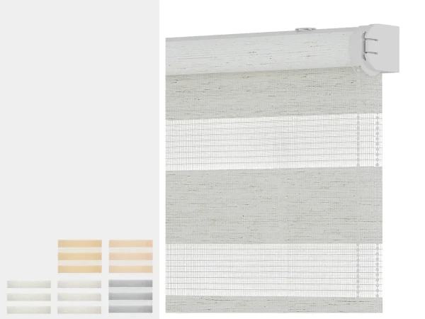 Roleta SOLID M - deň a noc - látka BALI