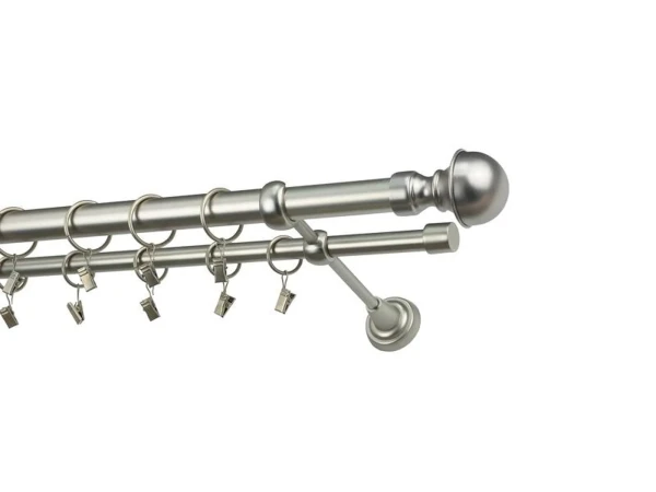 Garniža 25x16mm - 2rady - BOSTON - satin