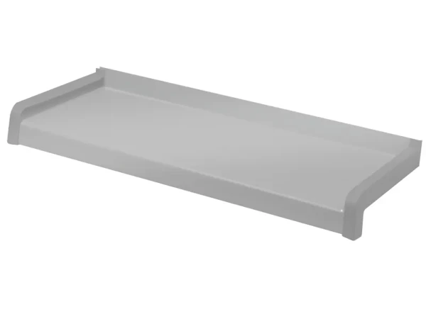 Vonkajšie hliníkové ohýbané parapety - strieborná RAL 9006