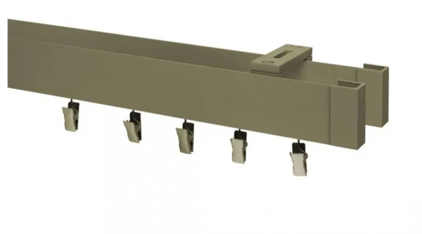 Garniža MODERN 2-drážková - do stropu - odtieň PATINA