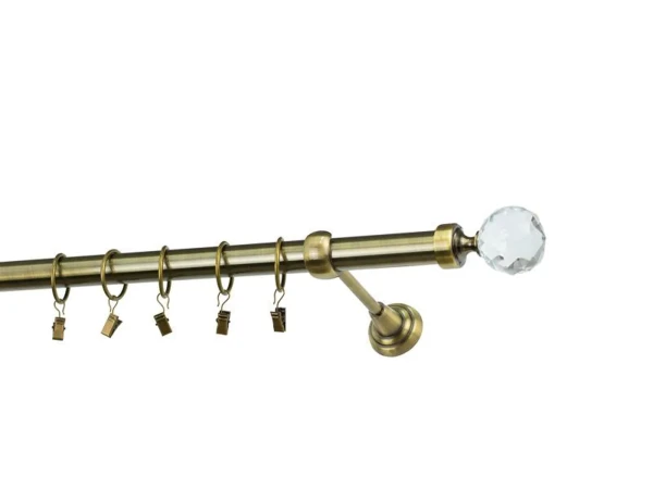 Garniža 25mm - 1rad - GUĽA CRYSTAL - antik