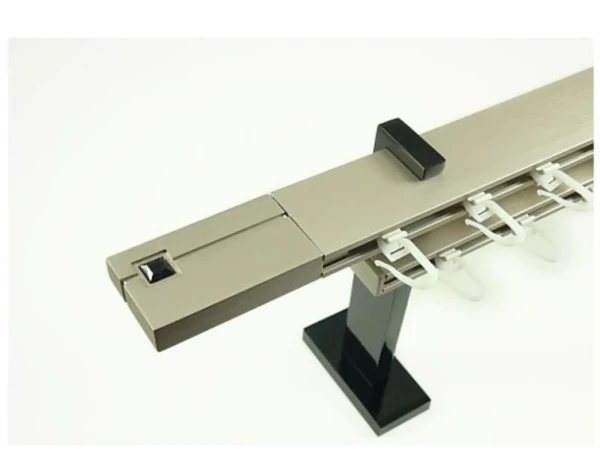 Garniža SQUARE LINE 2dr. - kon. KRYSTAL čierny