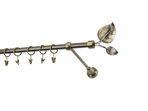 Garniža 16mm - 1rad - LIST VEĽKÝ - antik