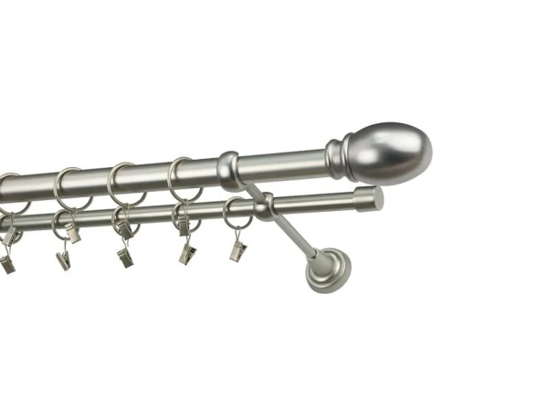 Garniža 25x16mm - 2rady - BELUNO - satin