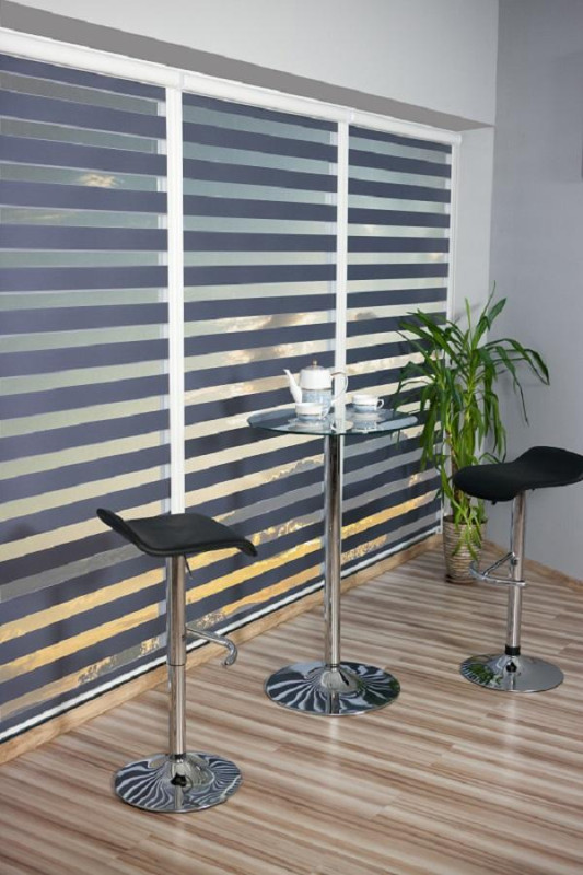 Roleta NOBLE - deň a noc - látka OLYMPOS 4