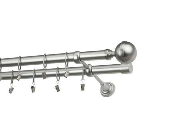 Garniža 25x25mm - 2rady - KALISTO - satin