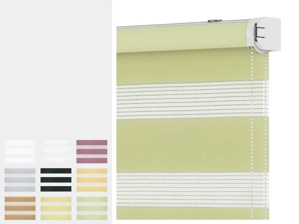 Roleta SOLID M - deň a noc - látka STANDARD