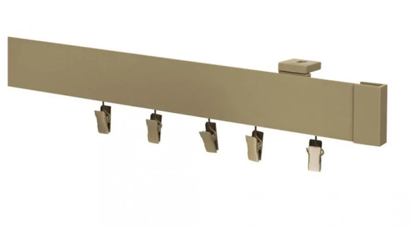 Garniža MODERN 1-drážková do stropu - odtieň PATINA