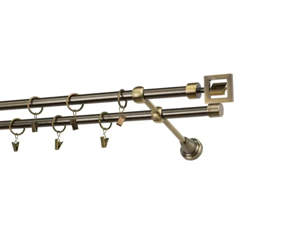 Garniža 16x16mm - 2rady - SATURN - antik