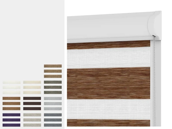 Roleta SWING - deň a noc - látka MAURÍCIUS