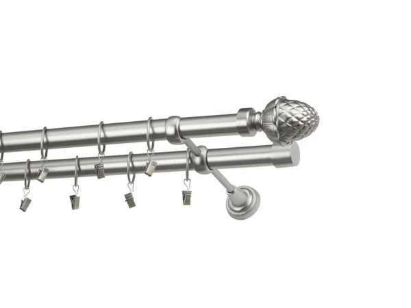 Garniža 25x25mm - 2rady - ŽALUĎ - satin