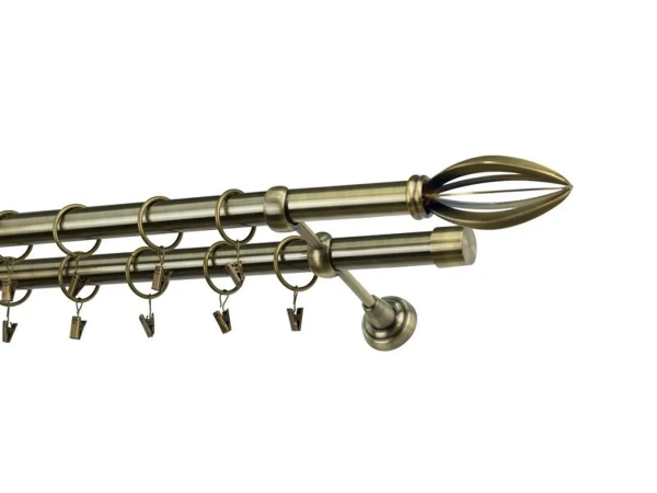 Garniža 25x25mm - 2rady - PANTEON - antik