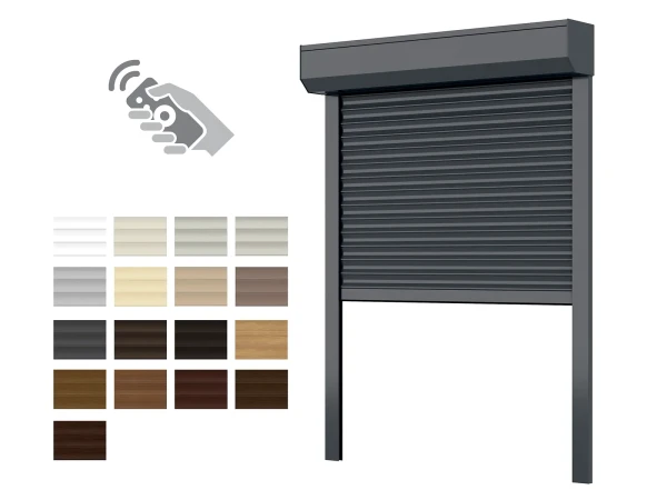 Hliníkové rolety BOX 137mm - výška do 1400mm - MOTOR - DIAĽKOVÉ